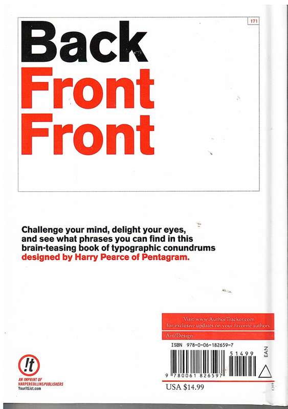 Conundrums: Typographic Conundrums - Harry Pearce