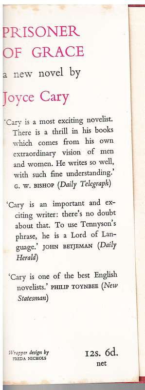 Prisoner of Grace - Joyce Cary
