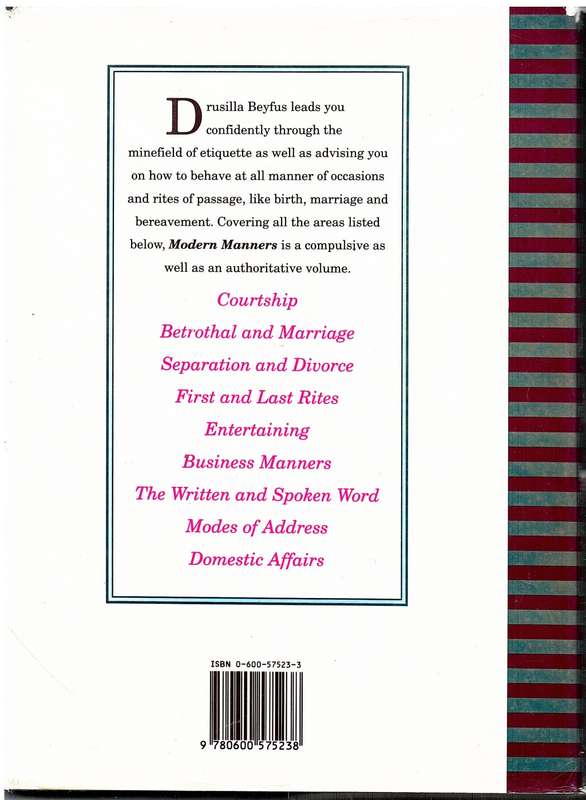 Modern Manners: The Essential Guide to Living in the `90s - Drusilla Beyfus