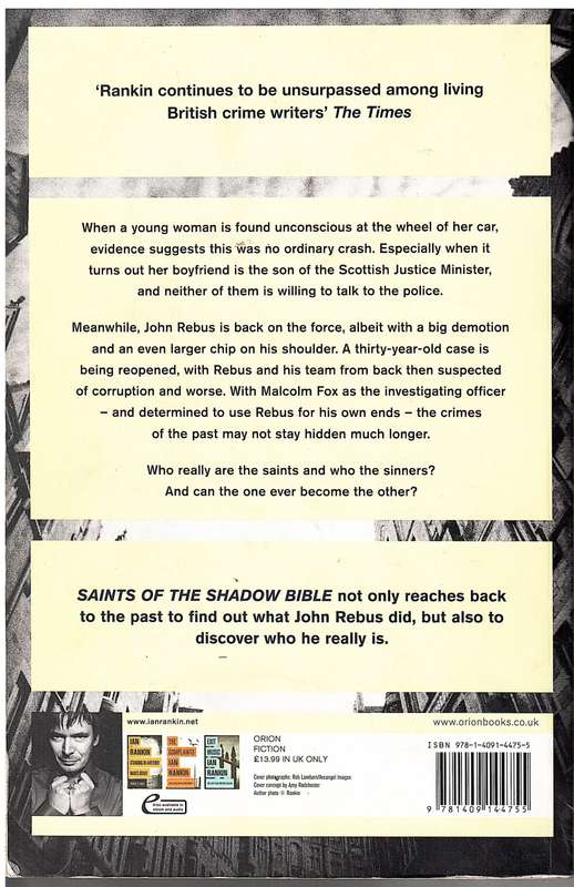 Saints of the Shadow Bible - Ian Rankin