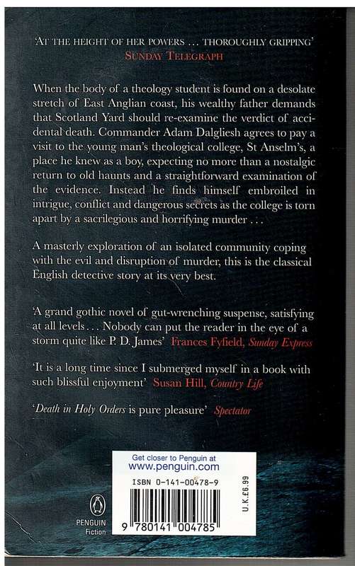 Death In Holy Orders - PD James