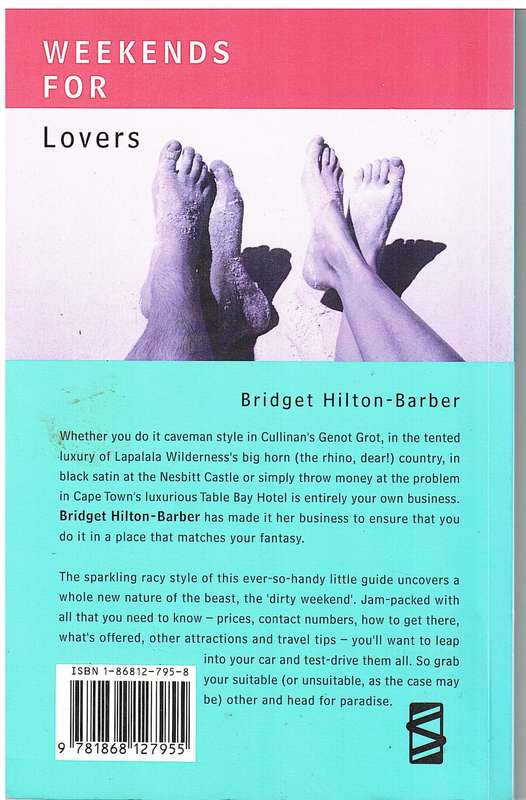 Weekends for Lovers - Bridget Hilton-Barber