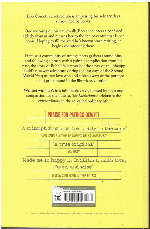 The Librarianist - Patrick deWitt