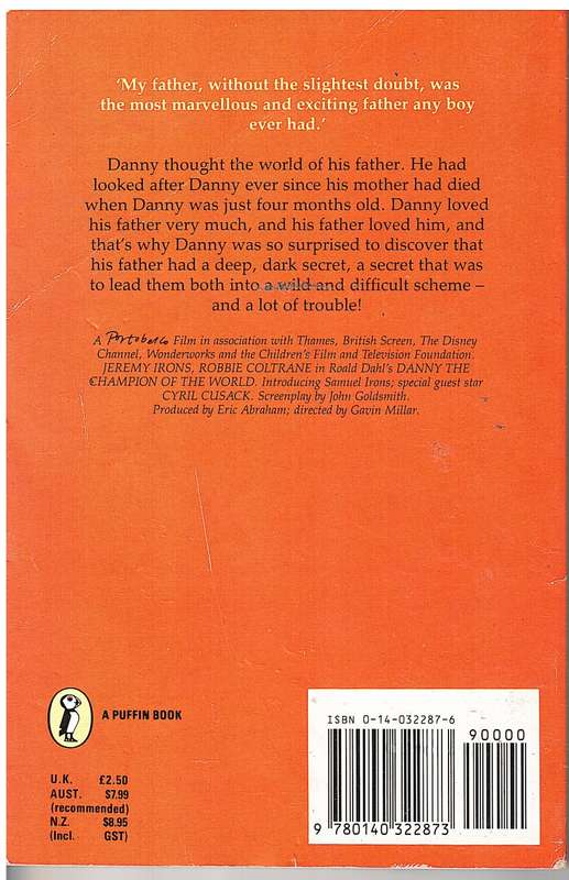 Danny: The Champion of the World - Roald Dahl