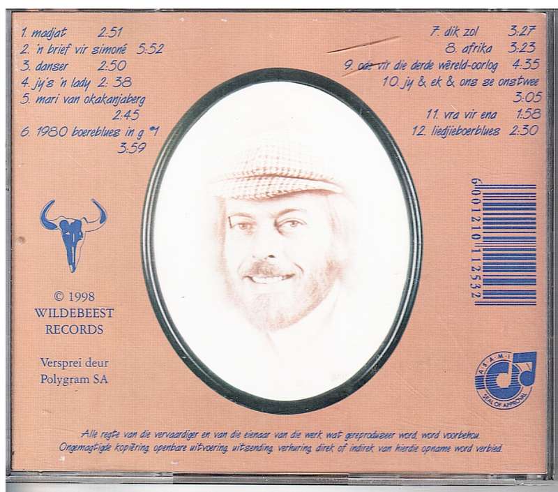Anton Goosen - Liedjieboer CD