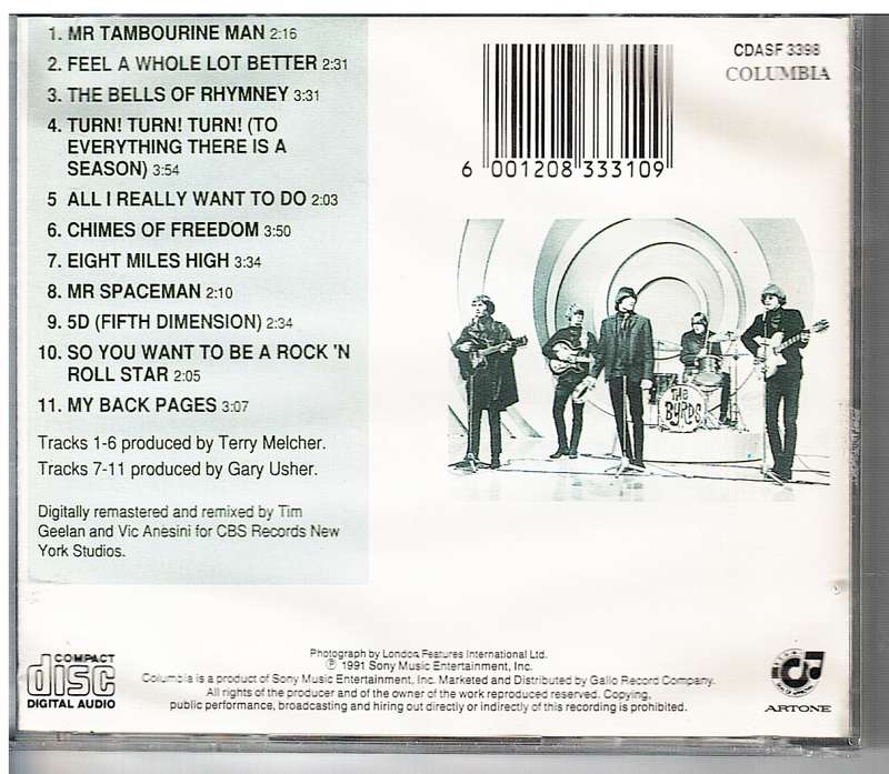 The Byrds - Greatest Hits Re-Mastered CD