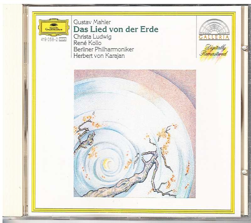 Gustav Mahler - Das Lied von der Erde CD (Berliner Harmoniker, Herbert von Karajan cond.) [IMPORT]