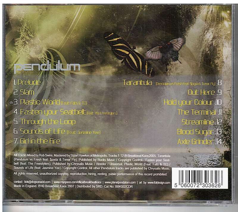 Pendulum - Hold Your Colour CD [IMPORT]