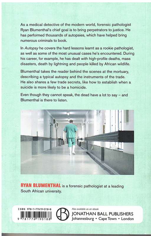 Autopsy: Life in the Trenches with a Forensic Pathologist in Africa - Ryan Blumenthal