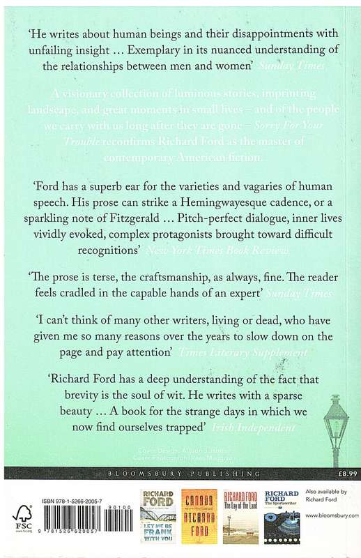 Sorry For Your Trouble - Richard Ford