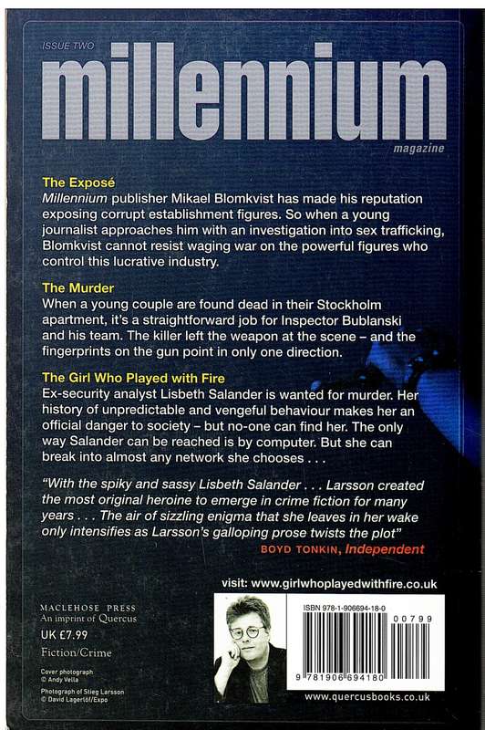 The Girl Who Played With Fire - Stieg Larsson [Millenium II]
