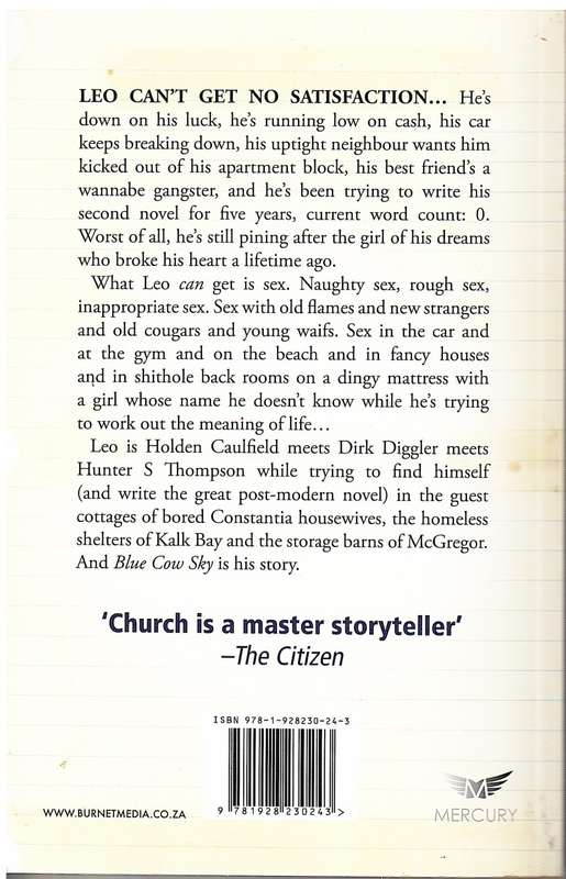 Blue Cow Sky - Peter Church [INSCRIBED BY AUTHOR]