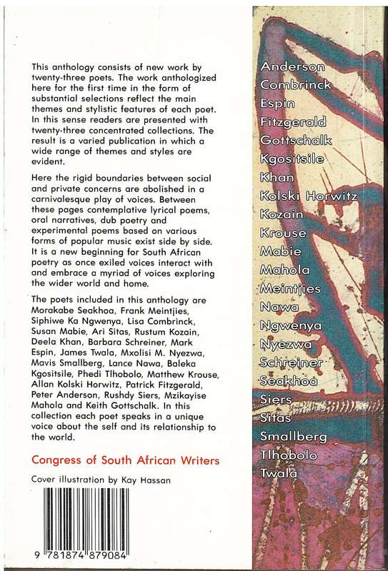 Essential Things: An Anthology of New South African Poetry - Andries Walter Oliphant (Ed.)