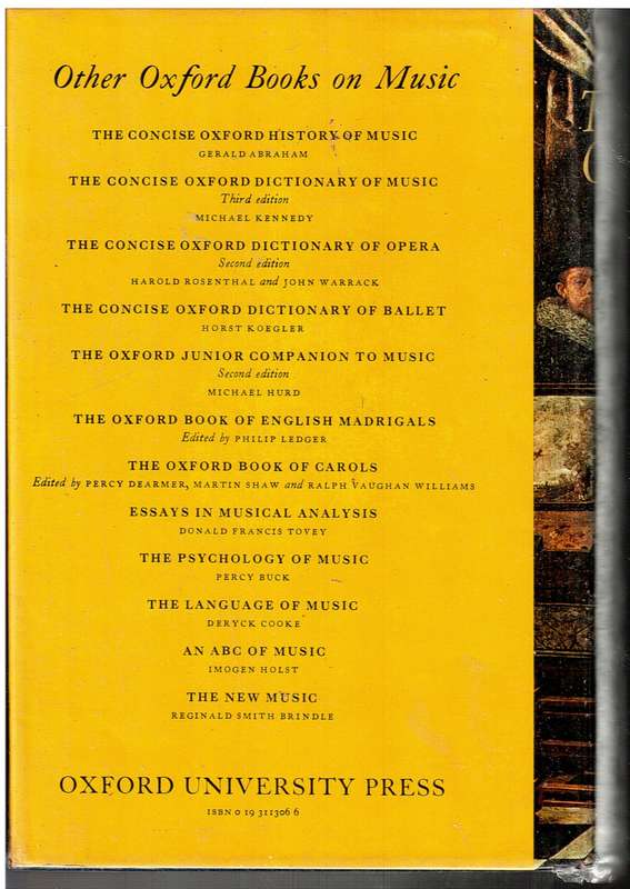 The Oxford Companion to Music (10th Edition) - Percy A Scholes
