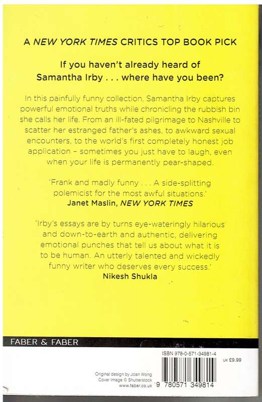We Are Never Meeting in Real Life: Essays - Samantha Irby