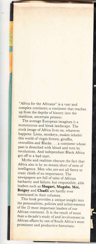 Africa`s Men of Destiny - APJ van Rensburg