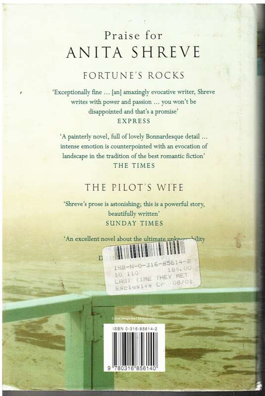The Last Time They Met - Anita Shreve