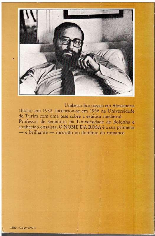 O Nome da Rosa - Umberto Eco [Portuguese edition]