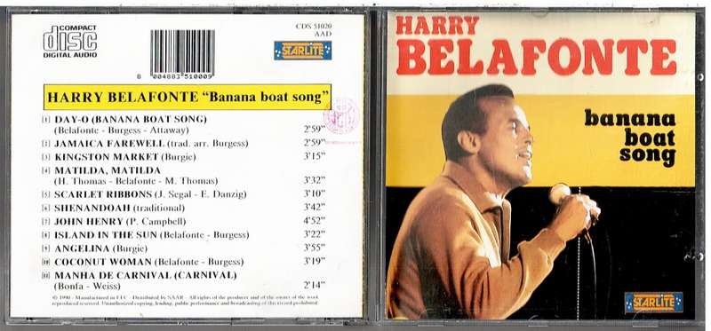 Harry Belafonte - Banana Boat Song CD