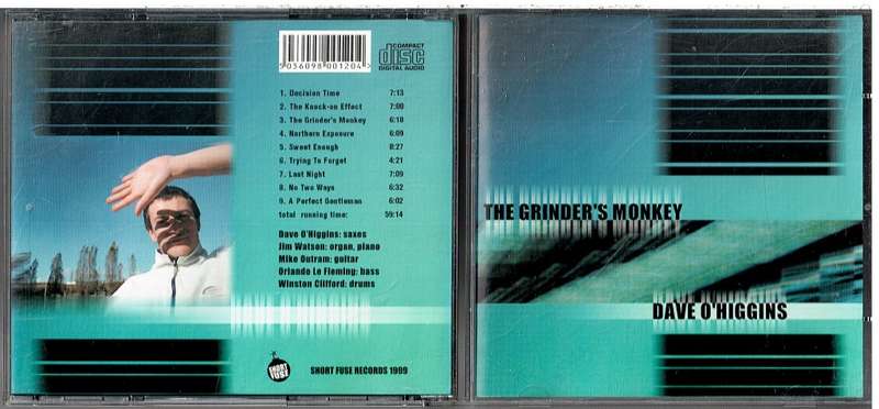 Dave O'Higgins - The Grinder's Monkey CD