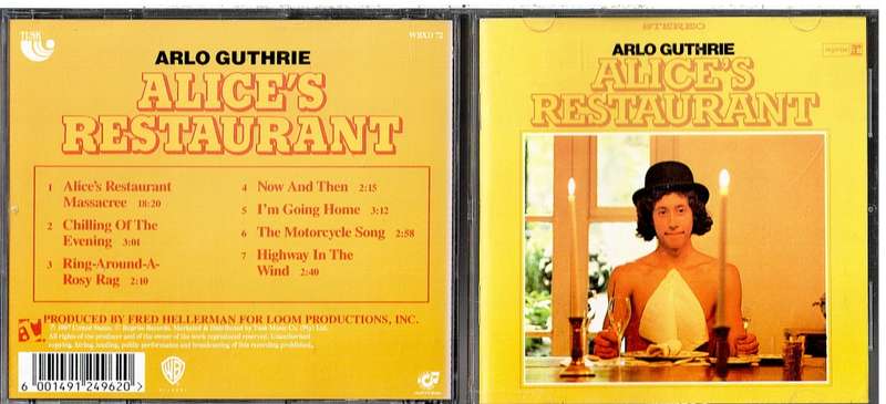 Arlo Guthrie - Alice's Restaurant CD