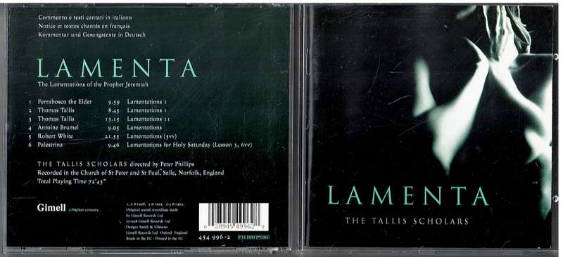 The Tallis Scholars - Lamenta CD