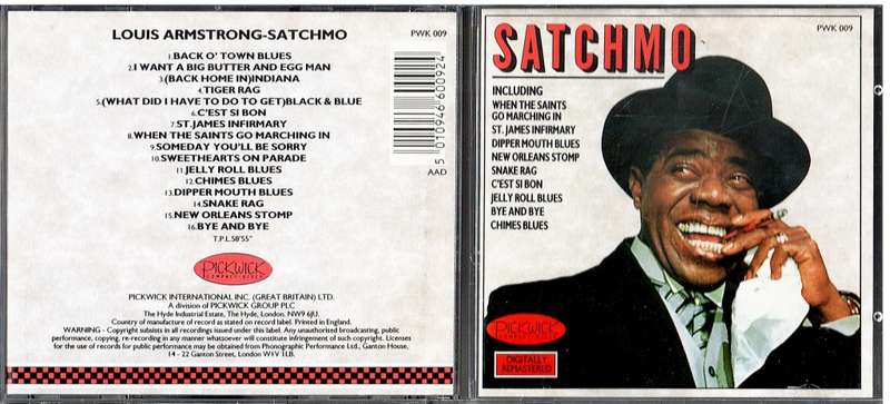 Louis Armstrong - Satchmo CD