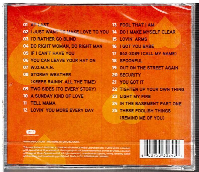 At Last: The Best of Etta James CD