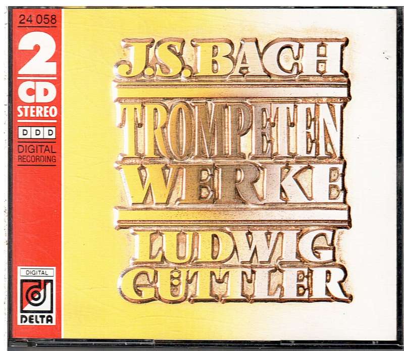 JS Bach: Trompetenwerke - Ludwig Guttler 2 CD set