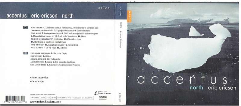 Accentus & Eric Ericson - North 2 CD Digipak