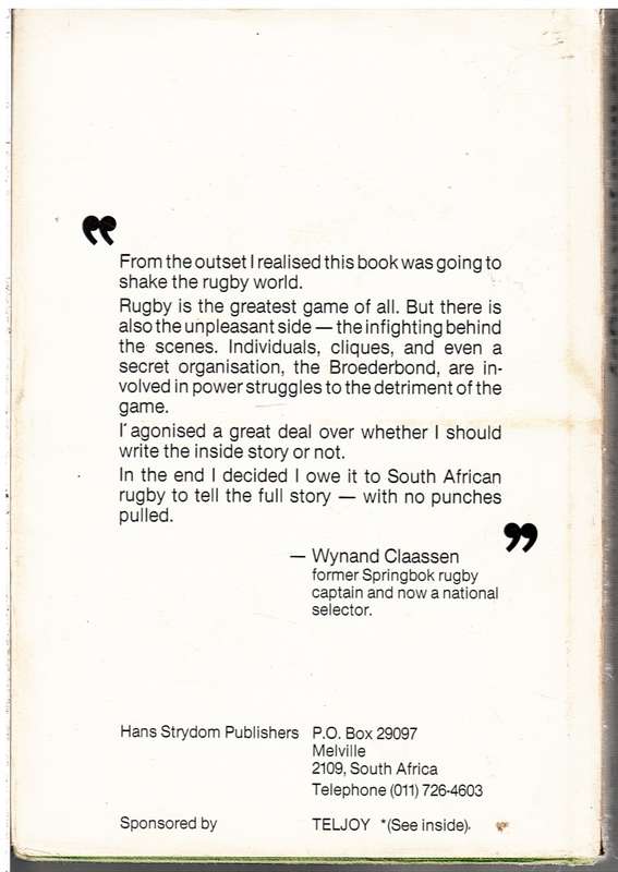 More Than Just Rugby - Wynand Claassen with Dan Retief [SIGNED BY AUTHOR AND NUMBERED/121]