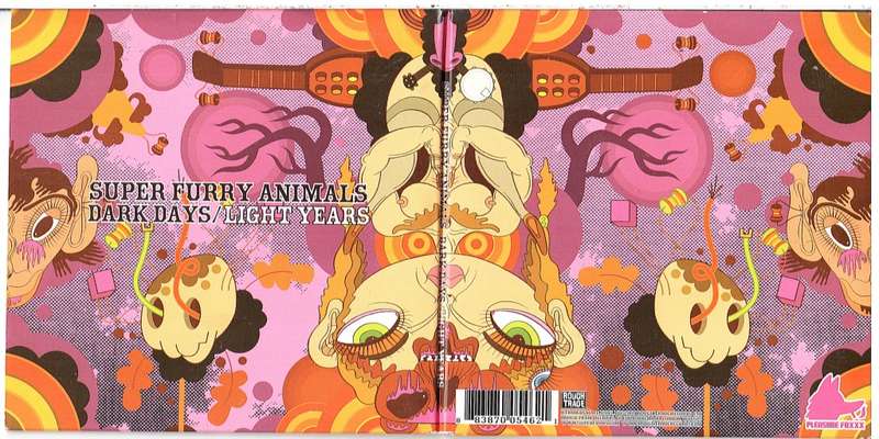 Super Furry Animals - Dark Days/Light Years CD (Gatefold card sleeve)