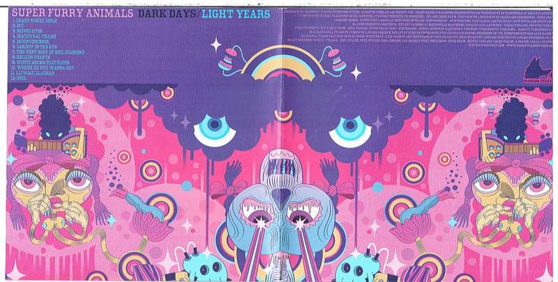 Super Furry Animals - Dark Days/Light Years CD (Gatefold card sleeve)