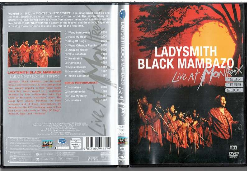 Ladysmith Black Mambazo - Live At Montreux 1987/1989/2000 DVD