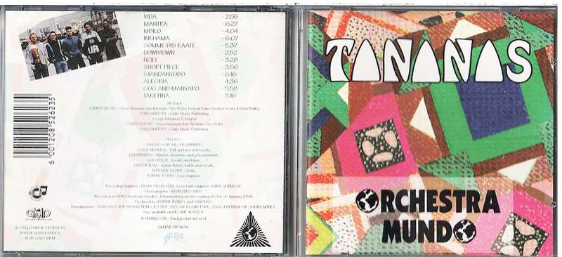 Tananas - Orchestra Mundo CD