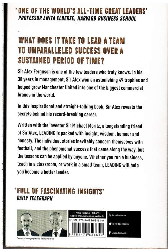 Leading - Alex Ferguson with Michael Moritz