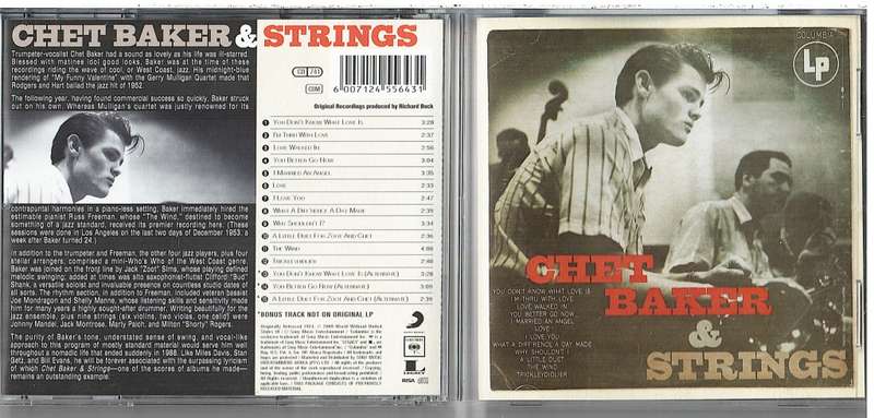 Chet Baker & Strings CD