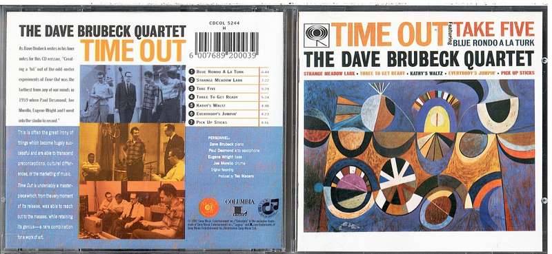 The Dave Brubeck Quartet - Time Out CD