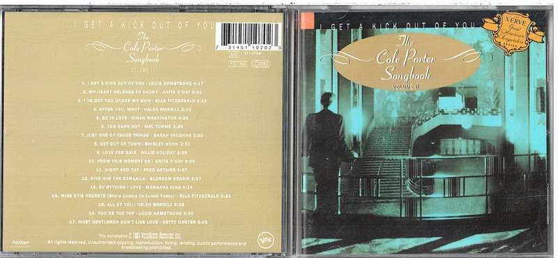 I Get A Kick Out Of You: The Cole Porter Songbook Volume II CD