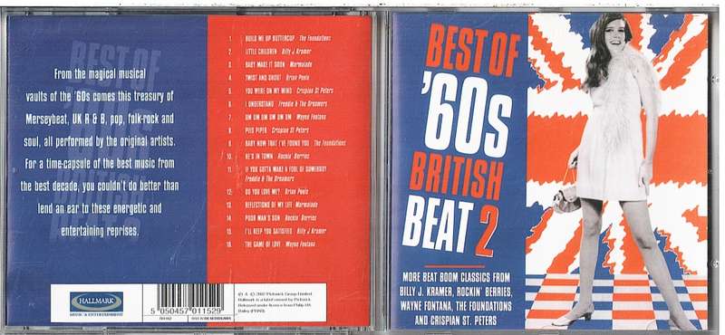 Various Artists - Best of '60s British Beat 2 CD