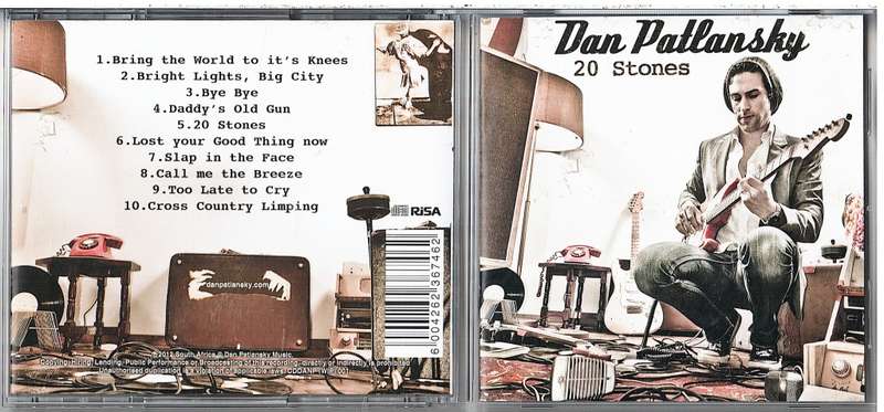 Dan Patlansky - 20 Stones CD