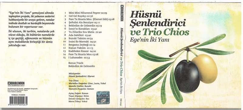Hüsnü Şenlendirici ve Trio Chios  Ege'nin İki Yanı CD
