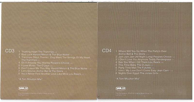 Philadelphia International Classics: The Tom Moulton Remixes 4 CD Box Set