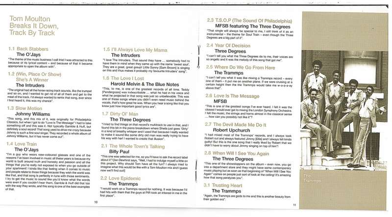 Philadelphia International Classics: The Tom Moulton Remixes 4 CD Box Set