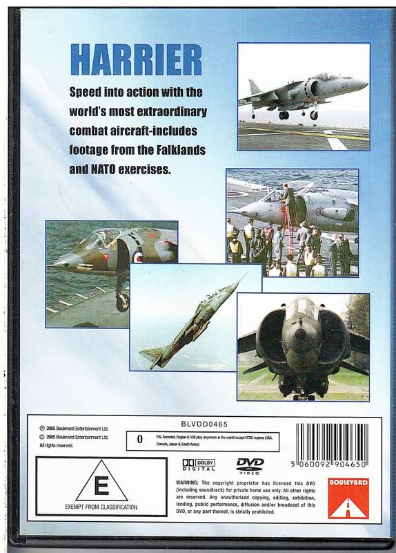 Harrier: Action With This Amazing Combat Aircraft (The Combat Collection) DVD