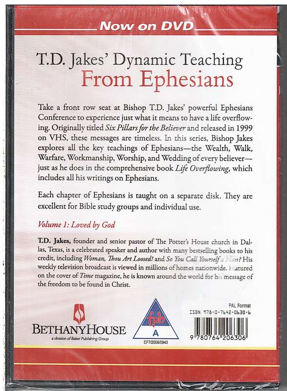 TD Jakes: Life Overflowing Volume 1 - Loved by God DVD