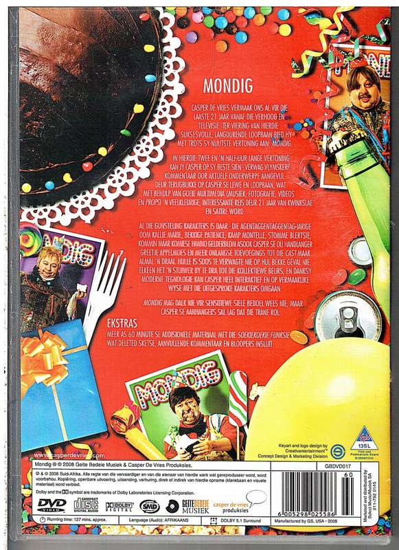 Casper de Vries: Mondig DVD