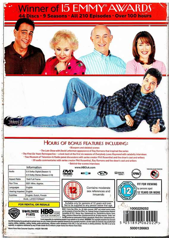 Everybody Loves Raymond The Complete Series 44 DVD Set