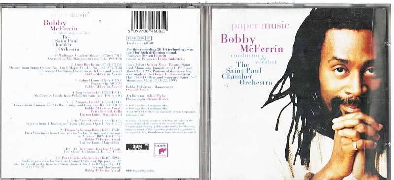 Bobby McFerrin (Conductor & Vocalist) with The Saint Paul Chamber Orchestra - Paper Moon CD