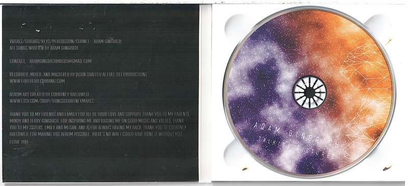Adam Gingrich  Talking Pictures CD